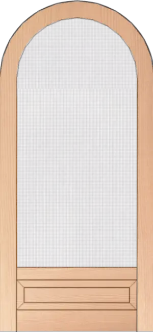 Josie B arched screen door design